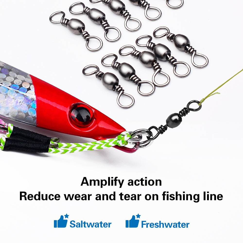100Pcs Fishing Swivels Connect - Freshwater Line review and price