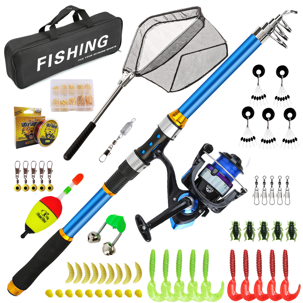 2.1-3.6M Telescopic Glass Fibe - Freshwater Line review and price
